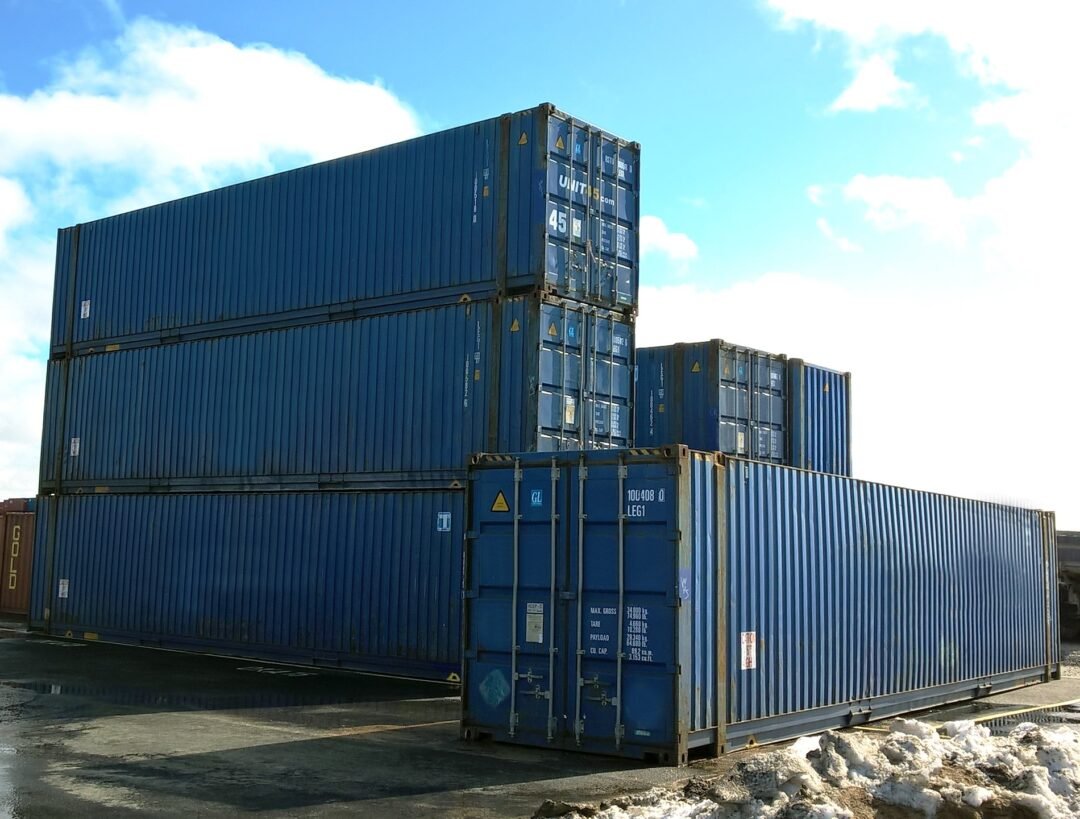 45′ HCPW Shipping Container Blue (RAL 5013) - Image 5